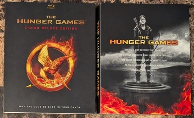 The Hunger Games Blu-ray + Digital Copy 3-Disc Set Deluxe Edition w Slipcover - Image 1 of 3