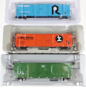 ATHEARN ATLAS ETC U.S. BOX CARS I.C. ROCK B.N. EXCELLENT COND PART-BOXED HO - Picture 1 of 10