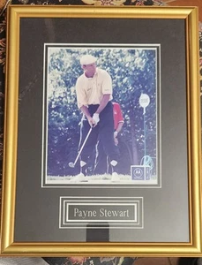 Payne Stewart Wall Plaque Photograph and Name Plate  - Picture 1 of 2