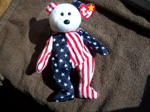 Ty Spangle Beanie Baby - 1999 neu gekauft und seitdem im dunklen Schrank gelagert - Bild 1 von 12