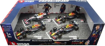 Burago RED BULL 1:43 масштаб Formula 1 4 автомобиля набор литой - Изображение 1 из 2