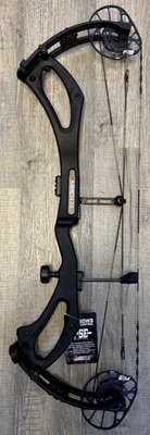 PSE Mach 33 DS FDS Right Hand 70LB Black Carbon Bow New - Image 1 of 2