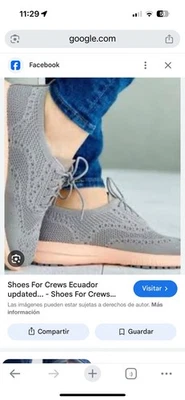 Zapatillas de punto gris para mujer Cole Haan con suela rosa. Talla 9 Foto 1 de 4