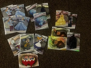 Topps Disney Chrome Bundle Mini Diamonds And Base Cards (16 Cards Total) - Picture 1 of 11