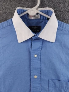 Camicia Gitman Bros Oxford collo a contrasto polsino francese USA tutto cotone TTX 15,5 34 - Foto 1 di 18