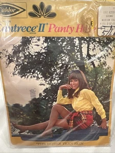 Caldor’s 1960/70s 100%nylon Panty Hose By Cantrice II Brown Med/tall Unopened - Bild 1 von 8