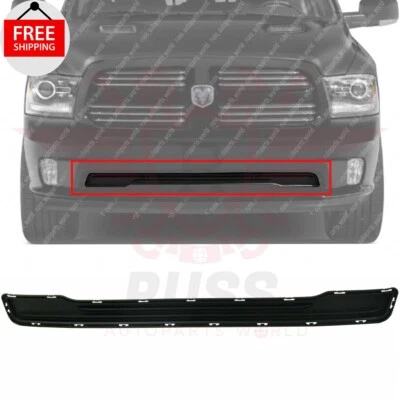 New Front Bumper Lower Grille Textured Black Fits 2013-2018 Ram 1500 CH1036159 Foto 1 de 4