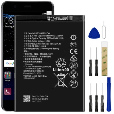 Para Huawei Mate 20 Lite SNE-LX3 SNE-LX1 Reparación Batería HB386589ECW Herramienta Foto 1 de 4
