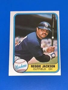 1981 Fleer Regggie Jackson Baseball Card #79 New York Yankees Set Break NM-MINT - Picture 1 of 1