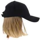 Adjustable Baseball Cap with Synthetic Hair Extension