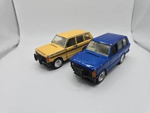 Matchbox RANGE ROVER Diecast Toy CAR 1989 SUPER KINGS Metallic Blue Cream K-164 - Picture 1 of 24