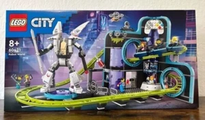 LEGO City Robot World Roller-Coaster Park 60421 Toy Building Kit 986 pcs - Picture 1 of 2
