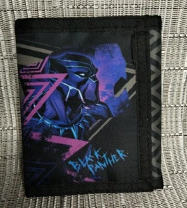 Marvel Avengers Bioworld Black Panther Trifold Boy’s Wallet - Picture 1 of 8