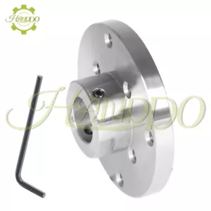 4" Steel Wood Lathe Face Plate 1" × 8tpi Threaded With Locking Set Screw - Bild 1 von 10
