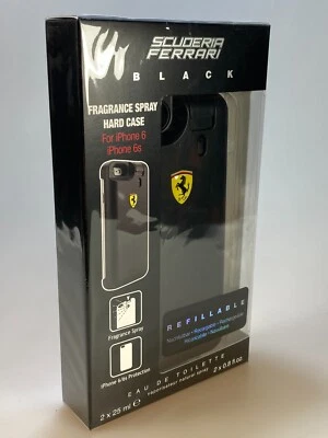 Scuderia Ferrari BLACK Eau de Toilette Spray 2 x 25ml Refillable Hard Case - Bild 1 von 4