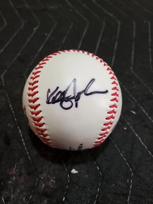 Autógrafo de béisbol firmado por Kelly Johnson Braves Rawlings SWSW6 Foto 1 de 2