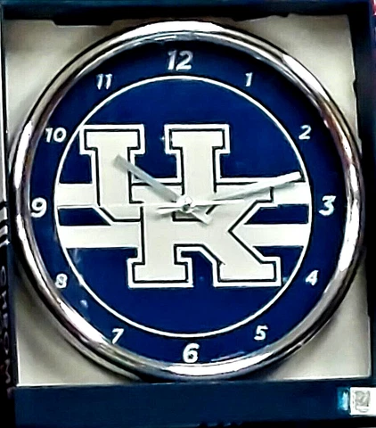 Kentucky Wildcats Chrome Plated Wall Clock Cover