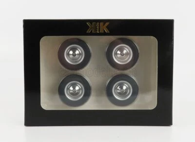 MODELLISMO AUTO STATICO ACCESSORI SET 4X RUOTE CERCHI FIAT 500 1968 SCALA 1/12 - Immagine 1 di 2