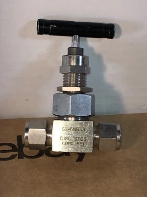 Whitey SS-6NBS8 Union Needle Valve 1/2" Tube Fitting Pipe Air Hydraulic - Image 1 of 4