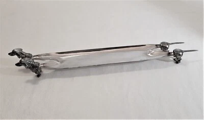 Bassotto porta penne in argento 800 Rossi & Arcandi - Immagine 1 di 4