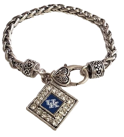 47753 Kentucky Wildcats Rhinestone Diamond Shaped Pendant Bracelet Cover
