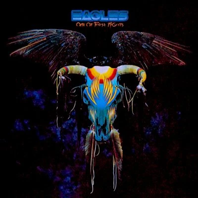 The EAGLES One of These Nights BANNER HUGE 4X4 Ft Fabric Poster Tapestry Flag - Image 1 of 3