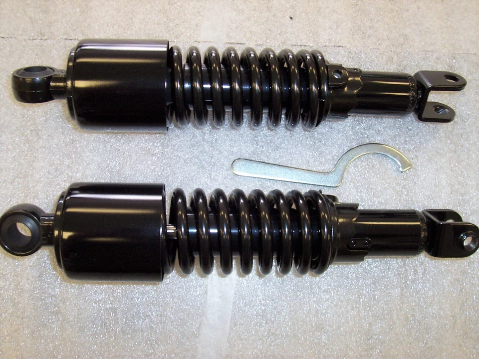 Amortiguadores Bobber cortos negros Honda CB500 CB550 11,5" ¡VENTA LIQUIDACIÓN! Foto 1 de 1