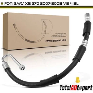 Power Steering Pressure Line Hose Assembly for BMW X5 E70 2007 2008 V8 4.8L Pump - Picture 1 of 8
