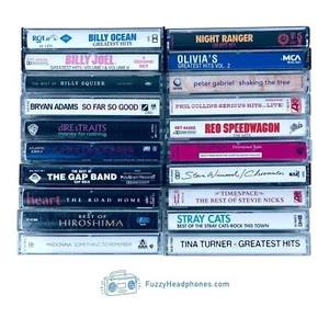 20x 80s Pop/Rock GREATEST HITS Cassette Tapes: Foreigner REO Madonna Heart Joel - Picture 1 of 7