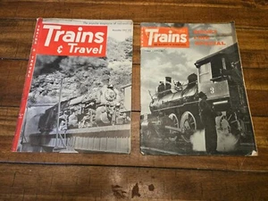 Lote De 2 Revistas TRENES - Lote De 2 Años 50 -- Set 7 - Imagen 1 de 8