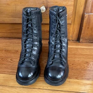 Bates Men's 8" DuraShocks® Lace-to-Toe Side Zip Boot Black - E03140, Size 8M - Picture 1 of 14