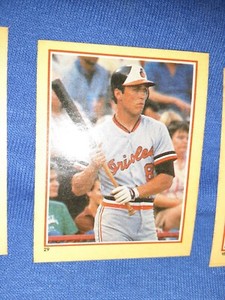 Cal Ripken Jr. 1984 Fleer Star Stickers #29 Orioles HOF mvp hof