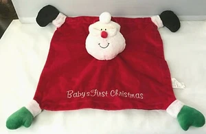 Koala Baby Babys erste Weihnachten Weihnachtsmann Sicherheitsdecke rot weiß grün - Bild 1 von 4