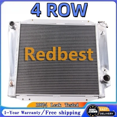 For 4Row ALL ALU RADIATOR 1966-1977 1970 FORD BRONCO 289/302 5.0L V8 AT/MT CC521 Foto 1 de 4