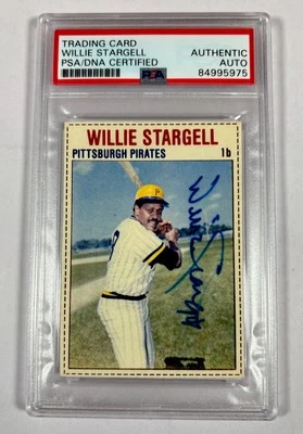 1979 Hostess WILLIE STARGELL HOF PSA SIGNED Baseball Card 1979 WS MVP/CHAMPS! - Image 1 of 2