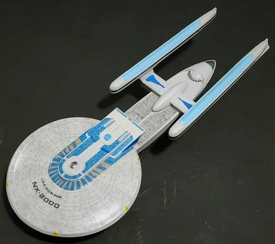 1/2500 scale Excelsior Class Starship W Decals! Star Trek 3d printed resin model - Image 1 of 4