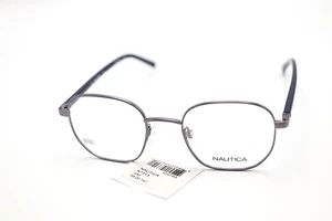 Monturas de gafas NAUTICA N7313 030 Gunmetal/Azul 49-20-140 bisagras flexibles N192 - Imagen 1 de 12