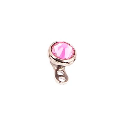 G23 Titanium Multisize Dermal Anchor Top Screw Stud Internal Thread Piercing 14G Foto 1 de 4