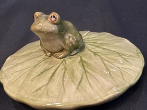 Deckel zu Otagiri Vintage Japanische Keramik Frosch Keksdose 1980 - Bild 1 von 7