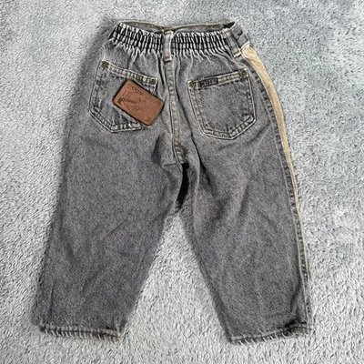 Pantalones de mezclilla vintage Oshkosh B Gosh para niño lavado ácido talla 3T hechos en EE. UU. parche vaquero niños Foto 1 de 4