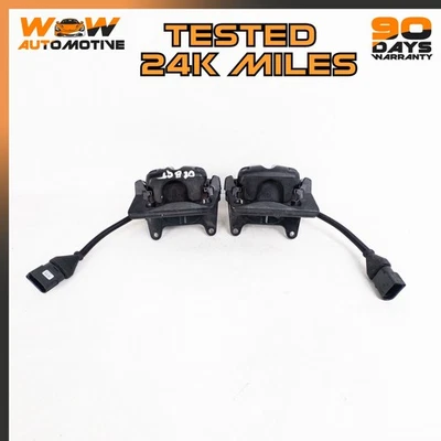 06-13 BENTLEY CONTINENTAL GTC FLYING SPUR REAR LEFT RIGHT BRAKE CALIPER SET OEM - Image 1 of 4