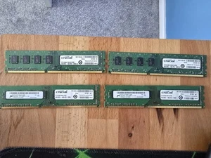 crucial 4gb x 4 (16GB total) ddr3 1600 CT51264BA160B.M16FMR - Picture 1 of 2