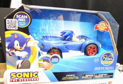 RARO Sonic The Hedgehog 2.4 GHz turbo controle remoto de carro de controle remoto + turbo boost NOVO - Imagem 1 de 3