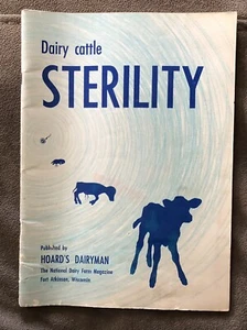 DAIRY CATTLE STERILITY Guide Manual With Pictures 1964 HOARD'S DAIRMAN C24 - Picture 1 of 6
