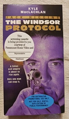 The Windsor Protocol VHS - Demo Screener - Jack Higgins, Kyle MacLachlan - Image 1 of 4