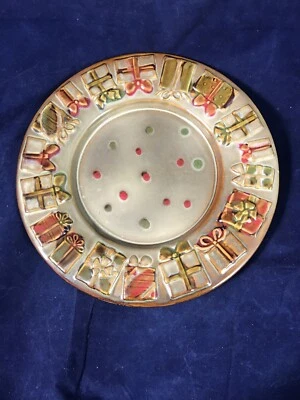 Plato de vacaciones Yankee Candle decorado con regalos - nuevo con etiquetas Foto 1 de 3