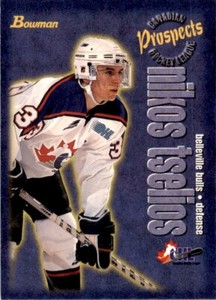 Nikos Tselios 1997-98 Bowman CHL #138 Belleville Bulls