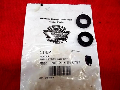2 NOS OEM Harley Davidson Fender Insulation Grommet P/N 11474 (HD-920) - Image 1 of 2