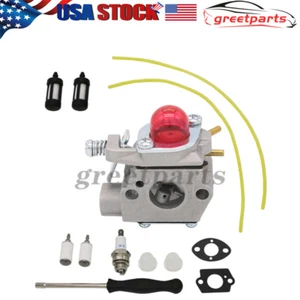Fits Poulan 530069754 Walbro WT-631 WA 226 224 C1U-W7 615-351 WeedEater Carb Kit - Picture 1 of 13