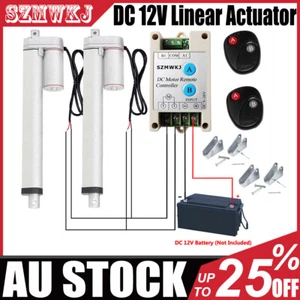Heavy Duty 2PCS Linear Actuators +Positive Inversion Controller +Mount Brackets - Picture 1 of 21
